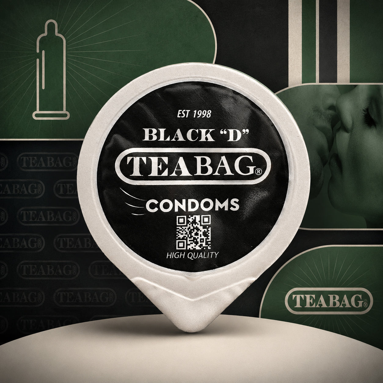"BLACK'D" Condom