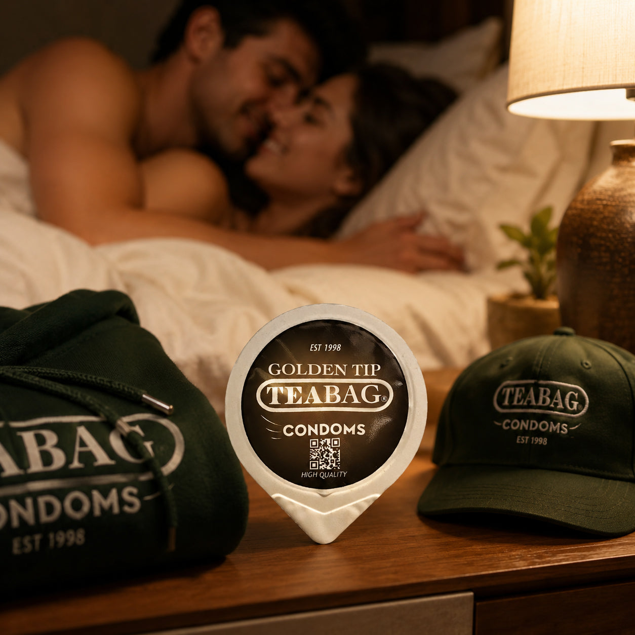 "Golden Tip” Condom